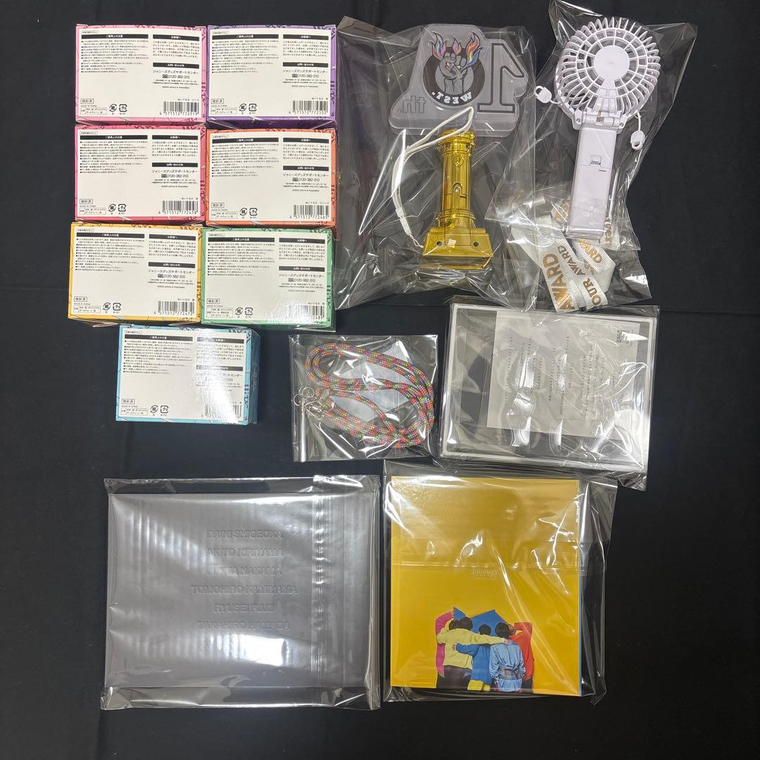 WEST. ヤツぬい 7人セット ペンライト ハンディファン スマホショルダー