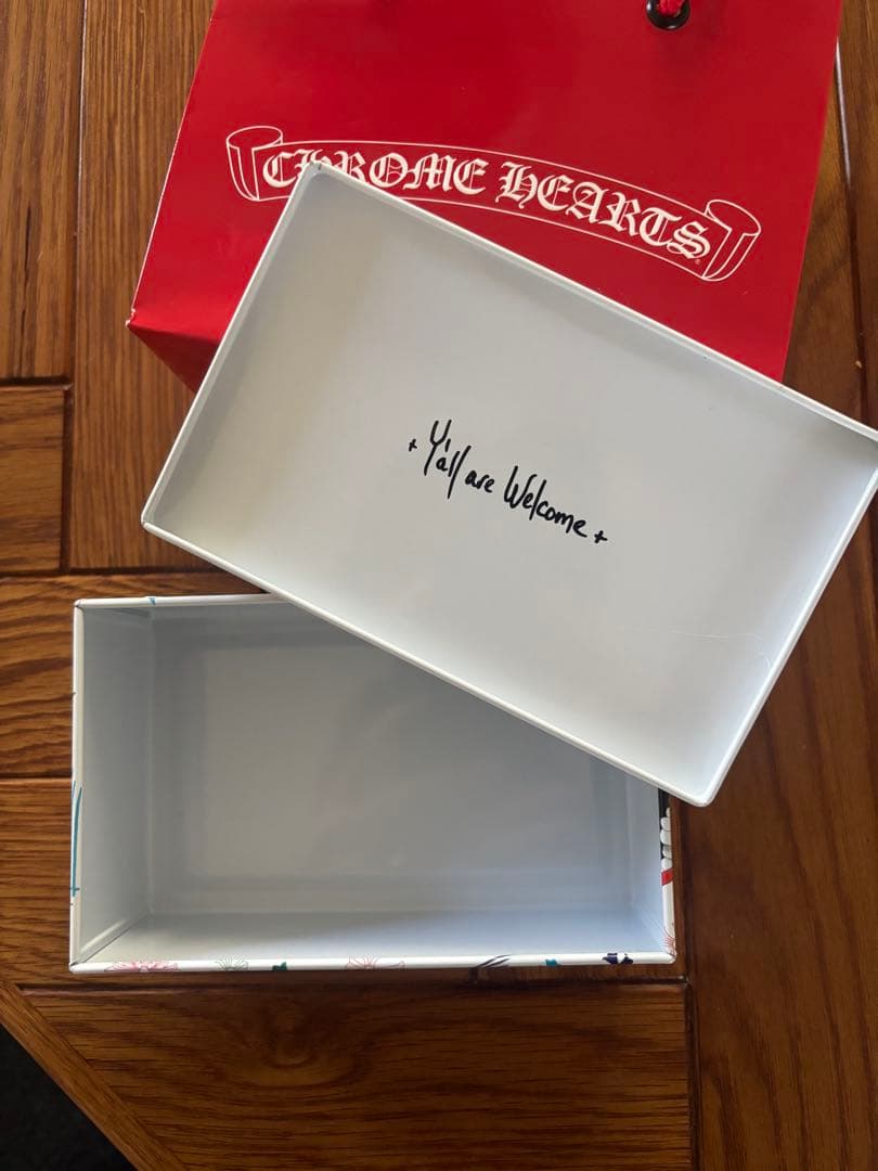 chrome hearts クロムハーツ ヨックモック クッキー缶 空き缶 美品