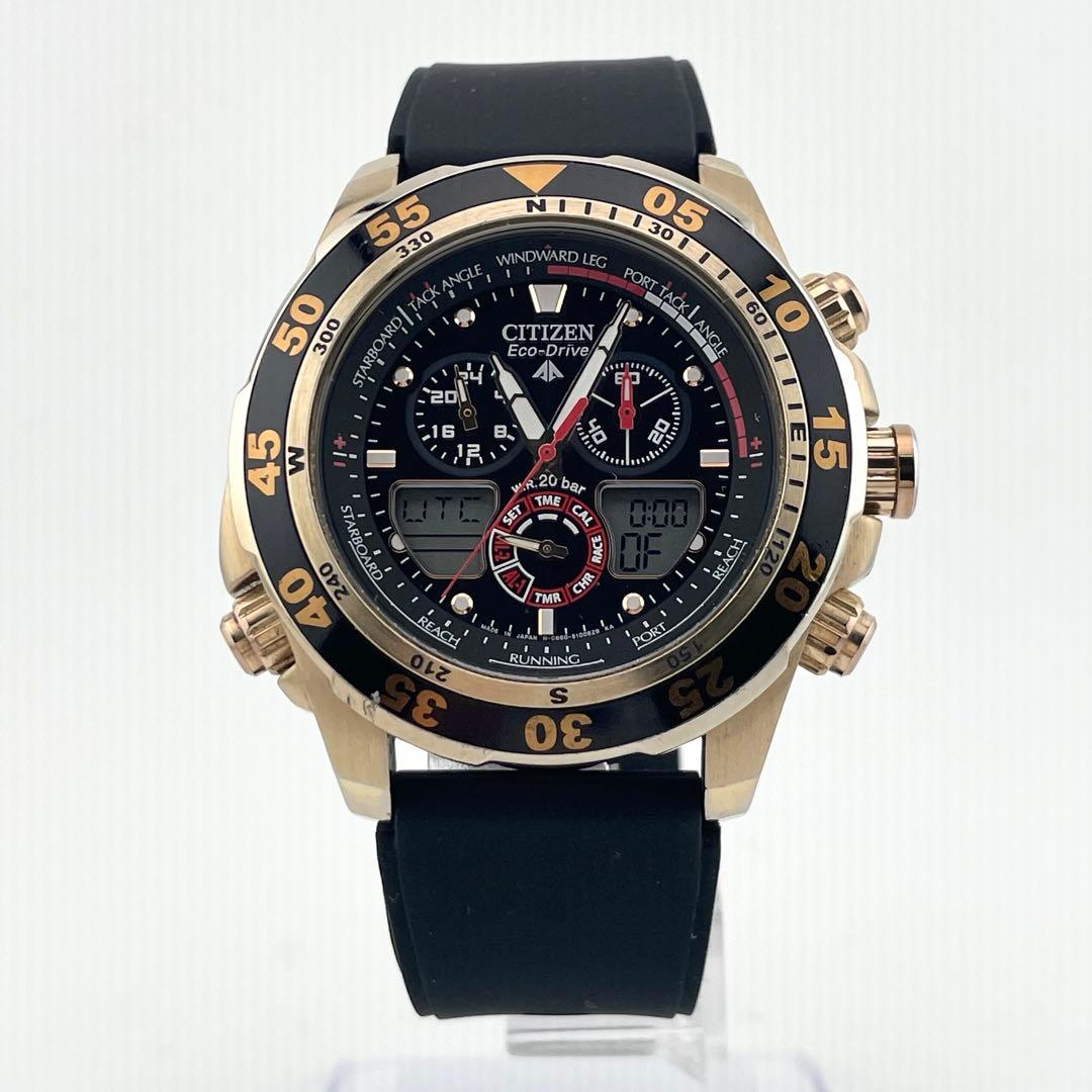 【稼働/新品ベルト】シチズン　プロマスター　ワールドタイム　電波ソーラー　腕時計