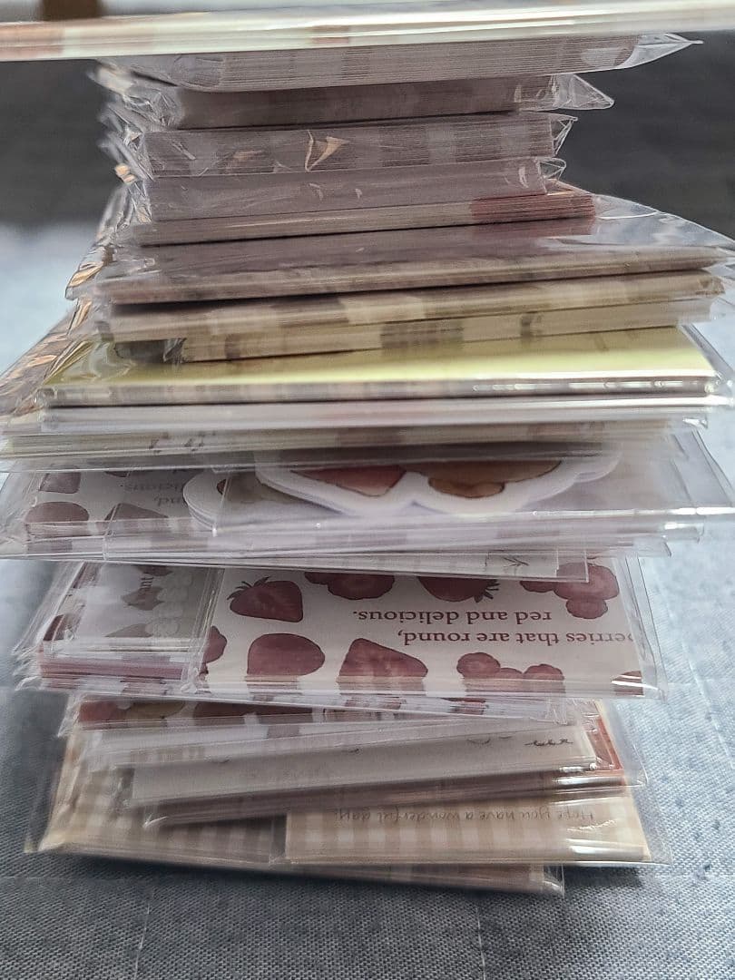 国内作家　メモ帳　セット　くま デザインペーパー　cream tea　紙もの