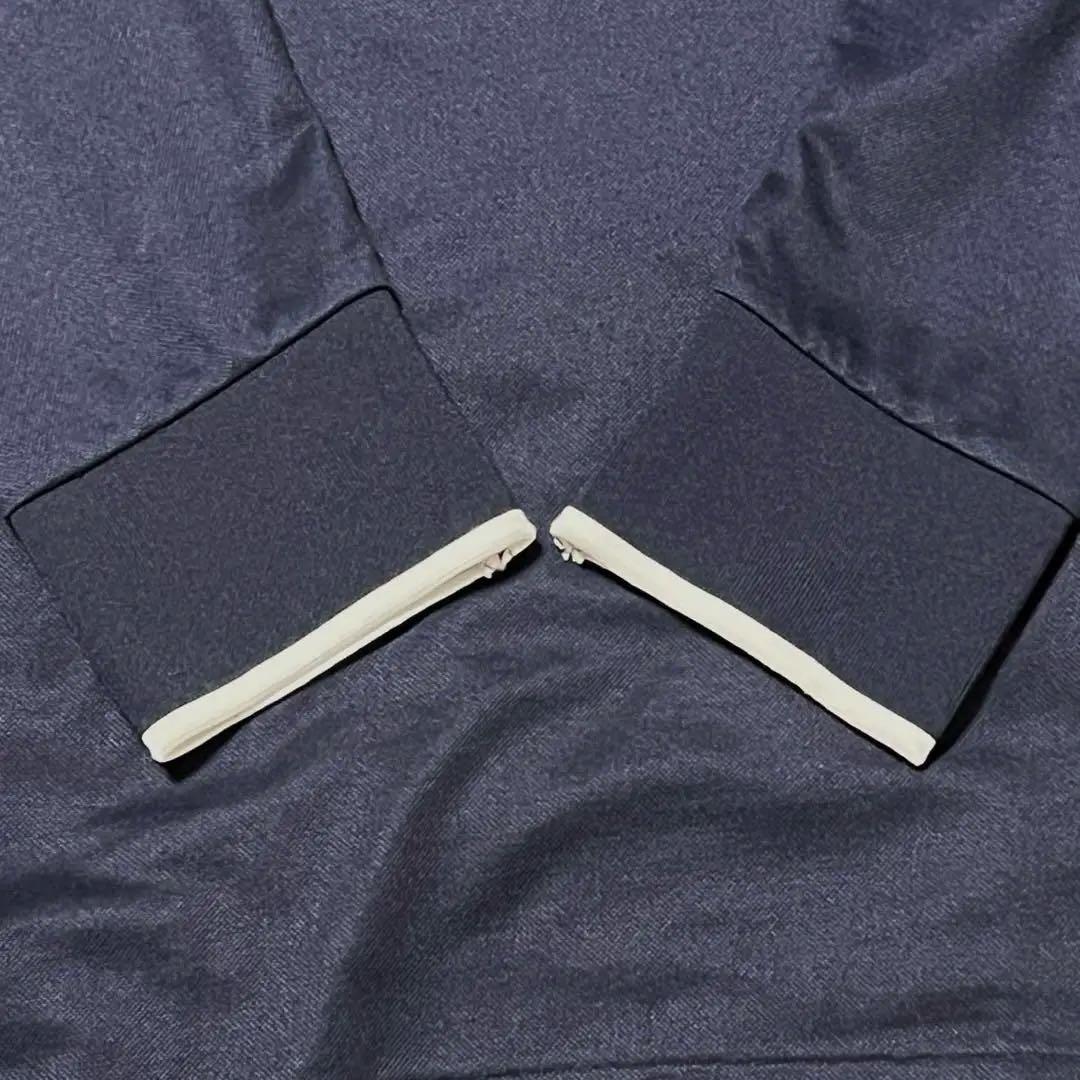 【美品】ラルフローレン RLX 長袖ポロシャツ ポロベア 刺繍 M 紺