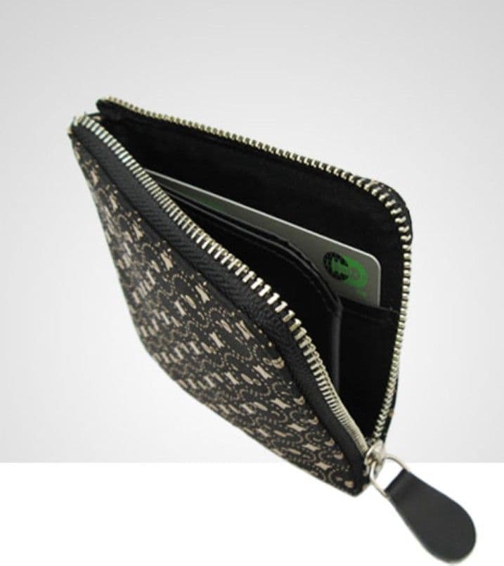 新品未使用【Suikaペンギン】印伝二つ折り財布