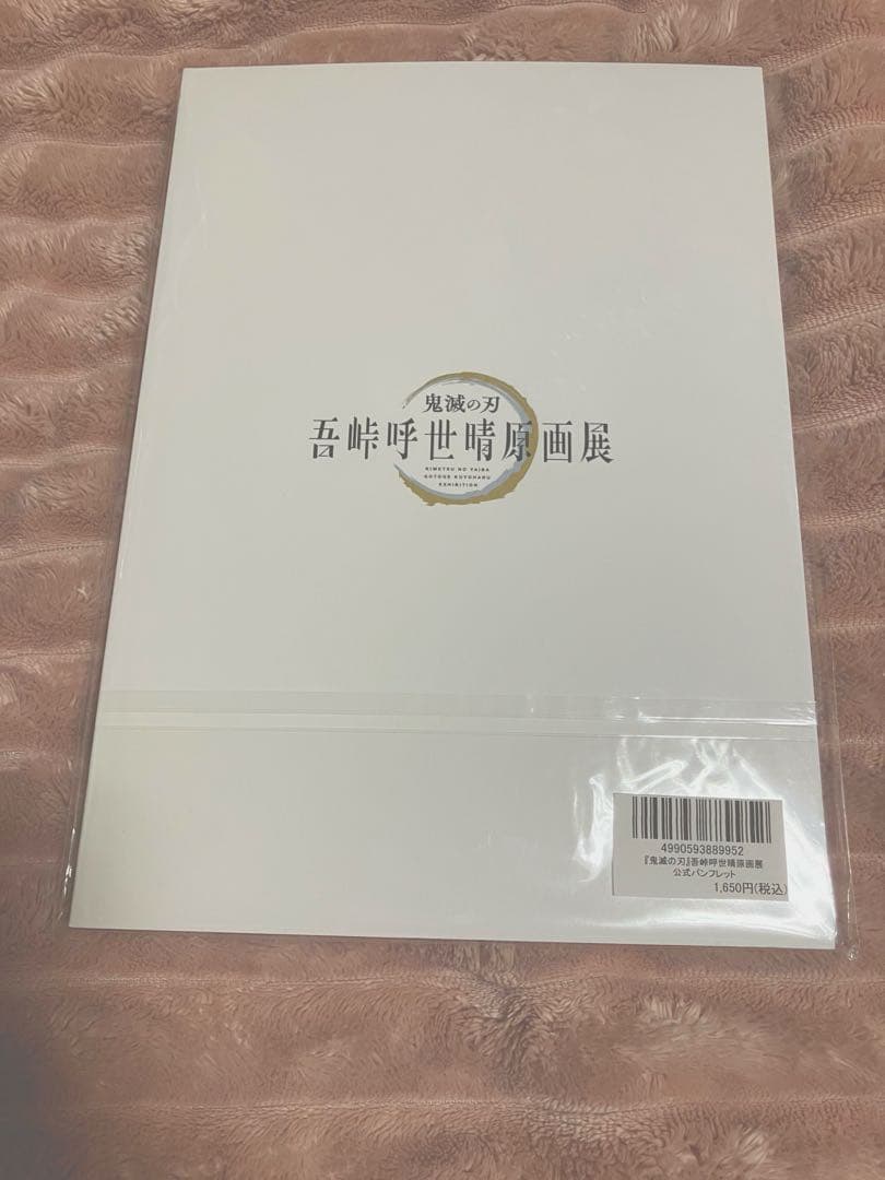 鬼滅の刃 吾峠呼世晴原画展 公式 パンフレット