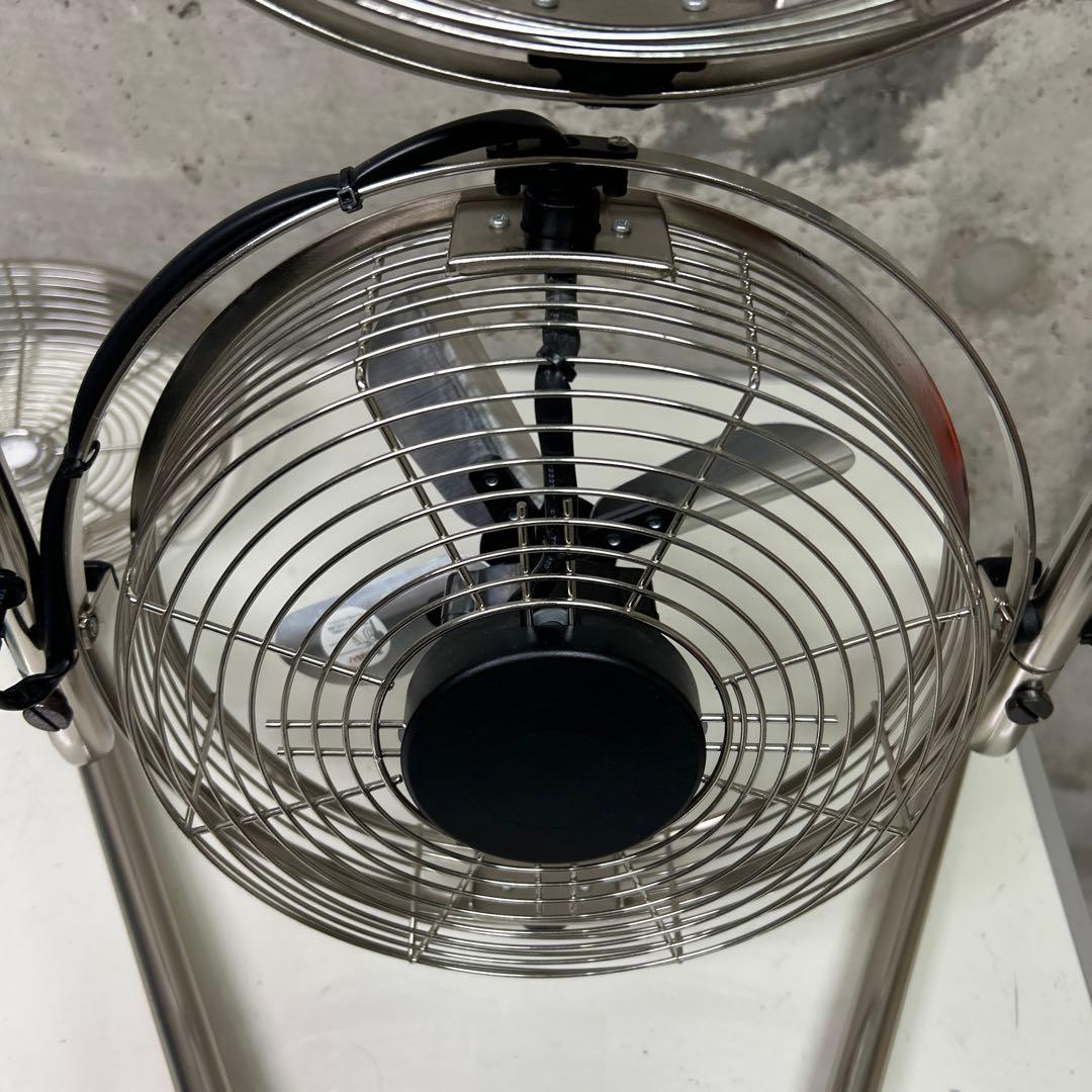 清掃済み　リモコン付き　ドウシシヤ　メタル扇風機　MBM-2381 3連