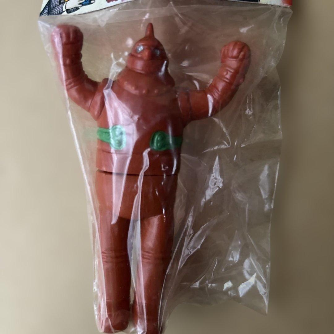 【未開封品】年代物 ブルマァクの怪獣シリーズ 鉄人28号 ソフビ フィギュア ③