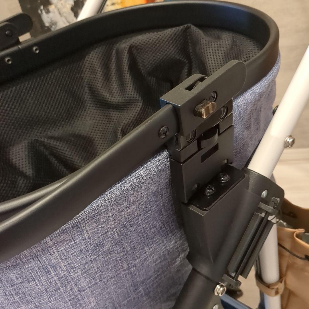 エアバギー　マルチバスケット　アダプター　バスケット　メランジデニム