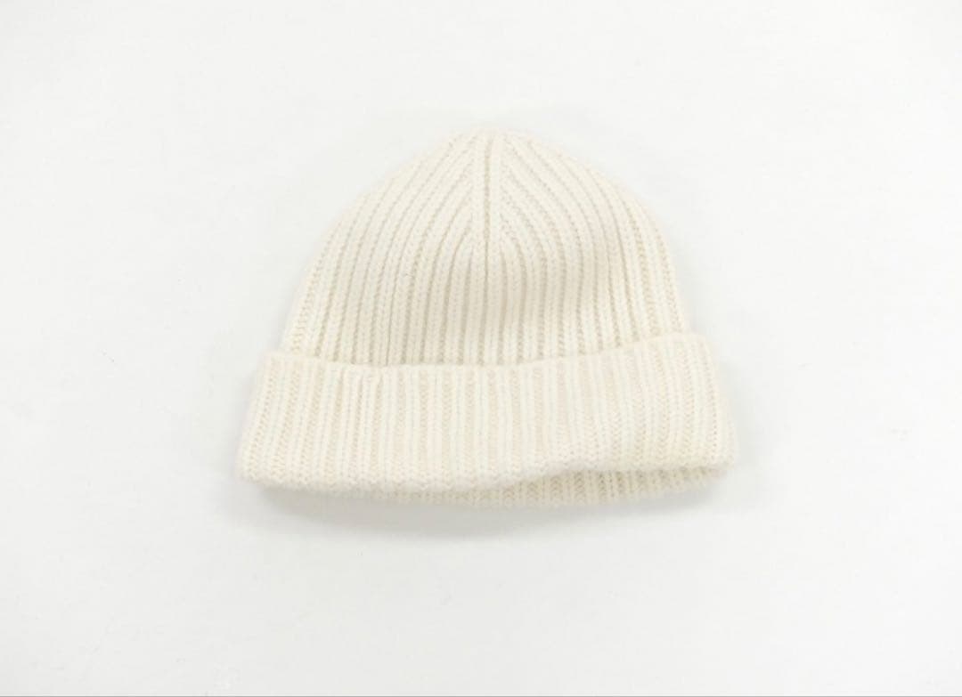 GUCCI ニット帽 VICTOR ダブルG付きウールカシミヤキャップ ホワイト