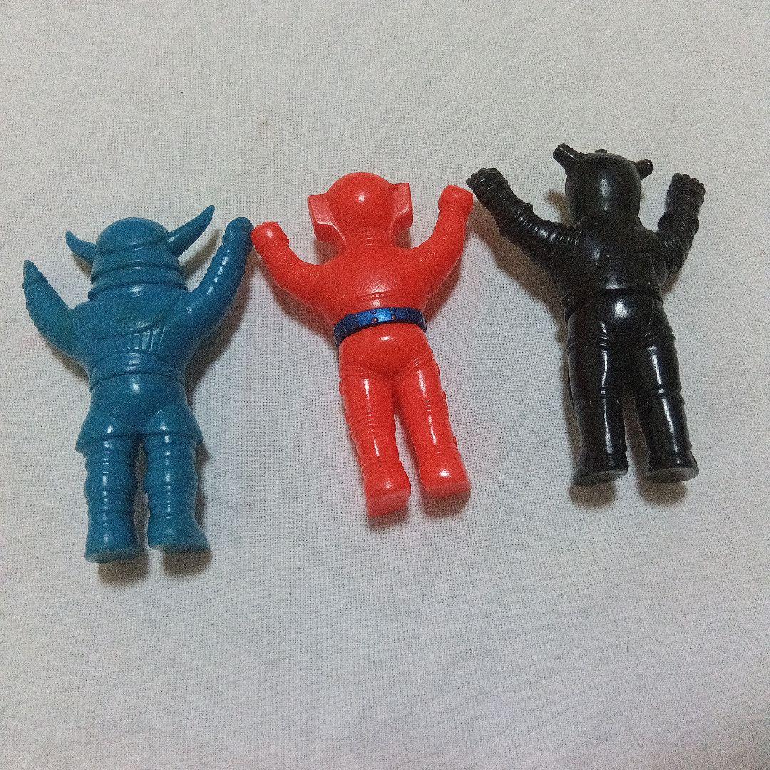 ブルマァク レッドバロン ミニソフビ3体【当時品】