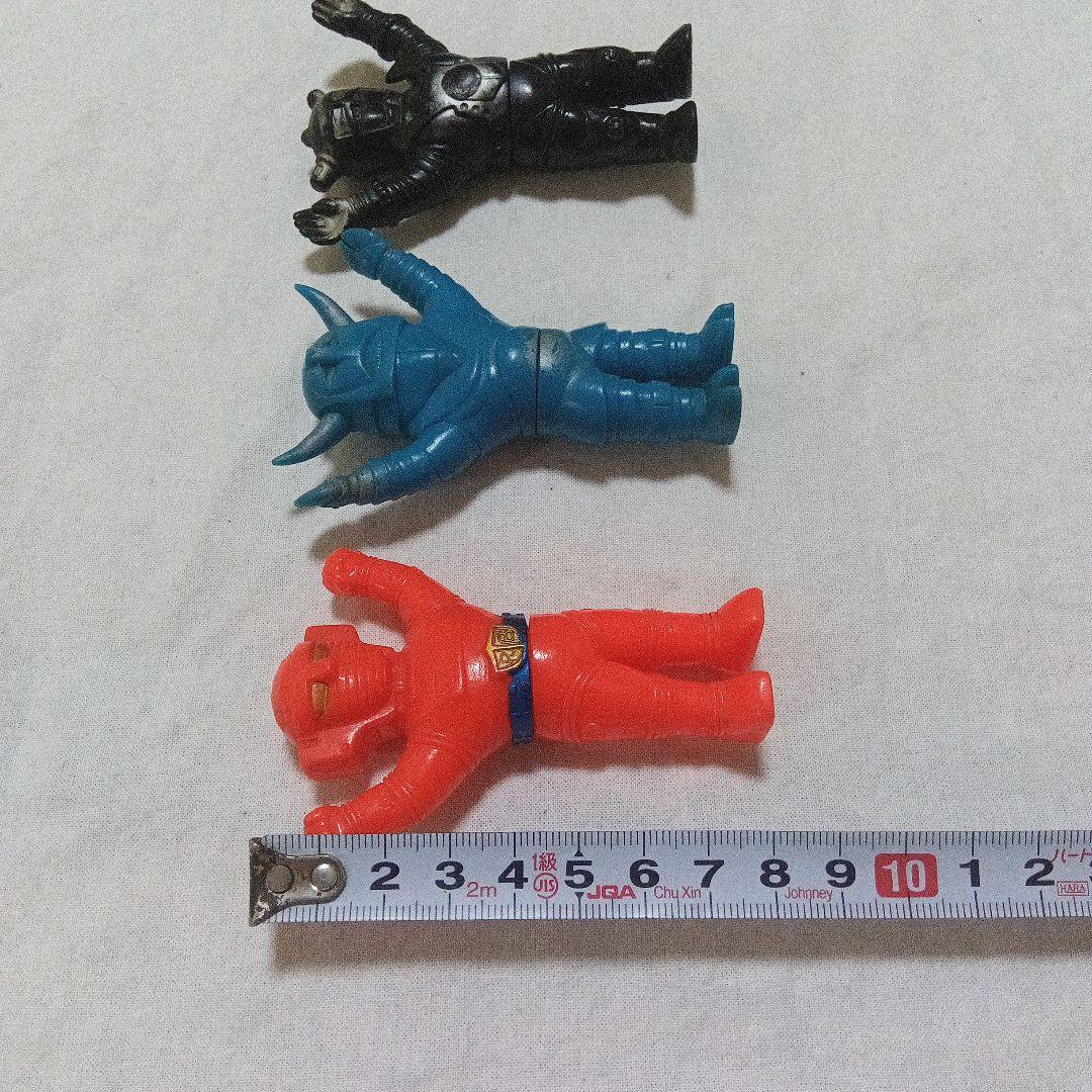ブルマァク レッドバロン ミニソフビ3体【当時品】