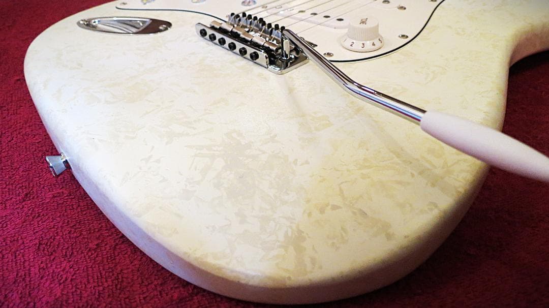 ST　リバース右用　ラッカーオリジナル塗装　アルニコPU　ウィルキンソンBr