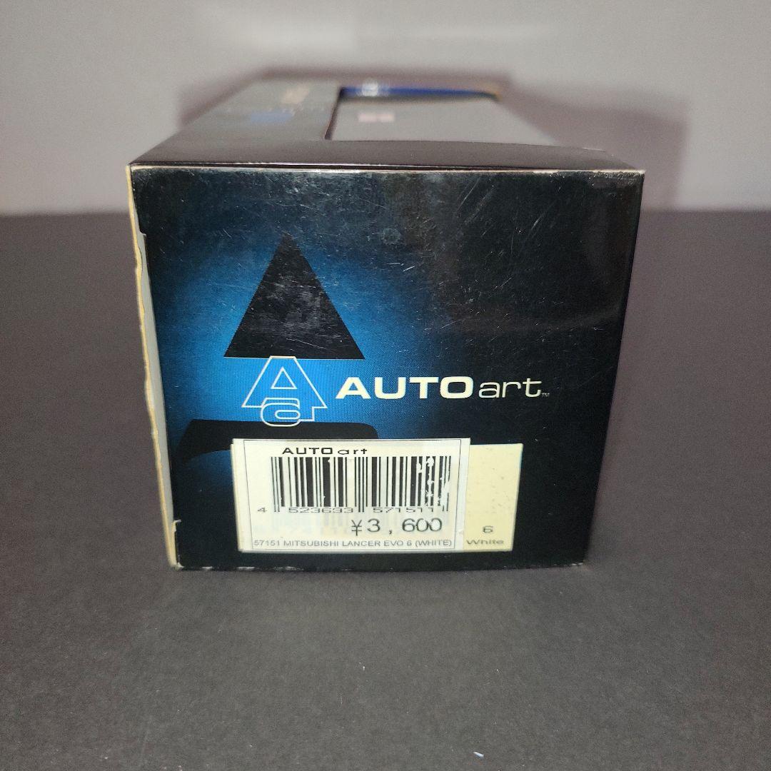 オートアート 1/43 三菱 ランサーエボリューション Ⅵ ホワイト