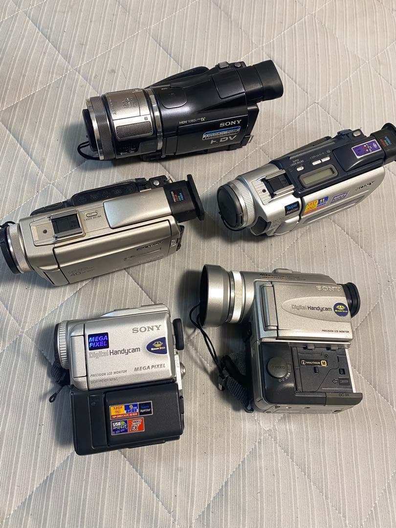 SONY ビデオカメラ ハンディカム まとめ ソニー 5点