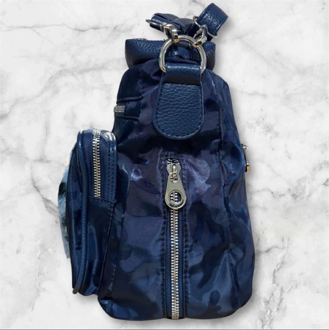 シ*☆様 1/4迄　新品伊太利屋　レディース　3wayバッグ　ネイビー　定価27