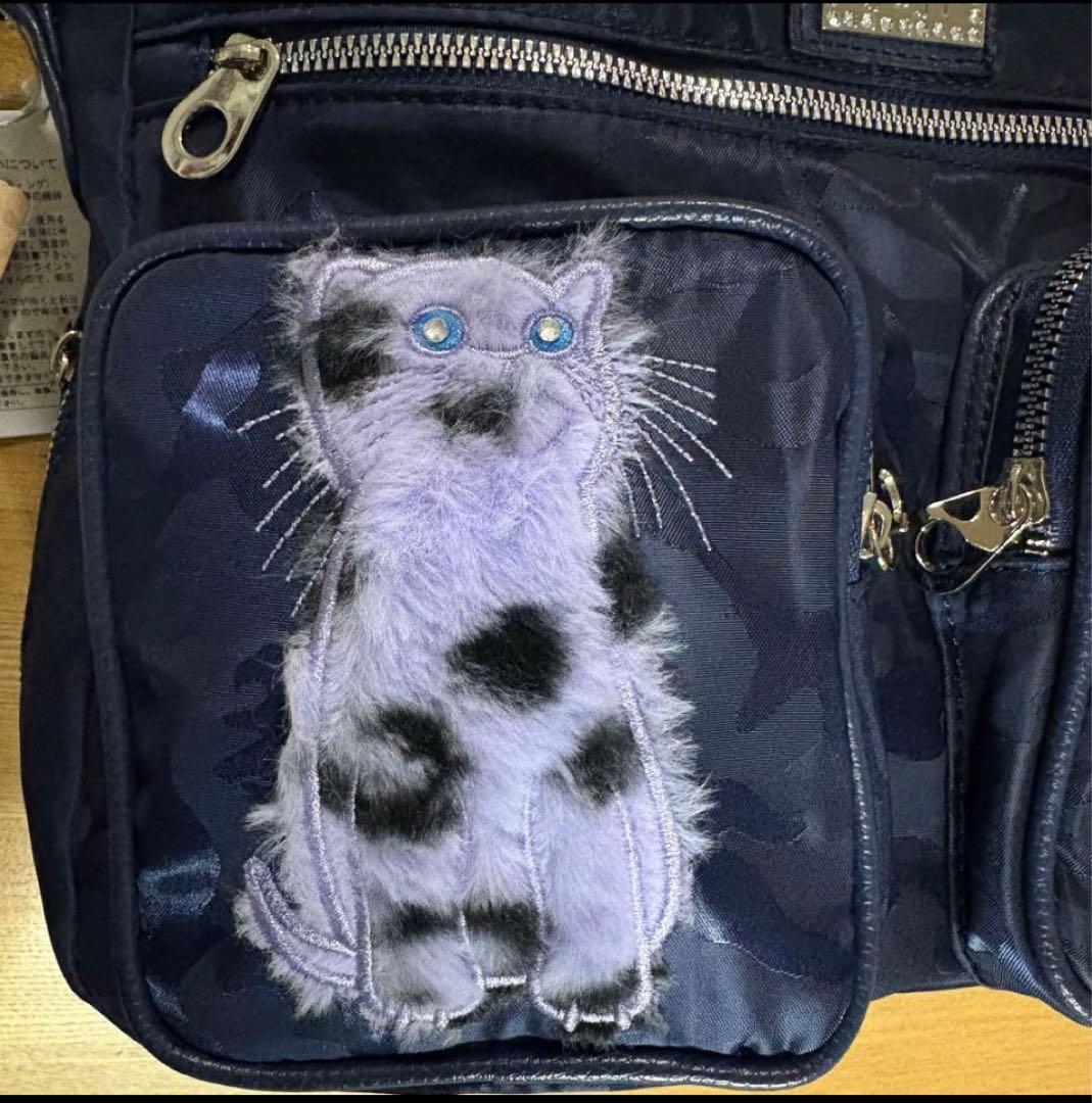 シ*☆様 1/4迄　新品伊太利屋　レディース　3wayバッグ　ネイビー　定価27