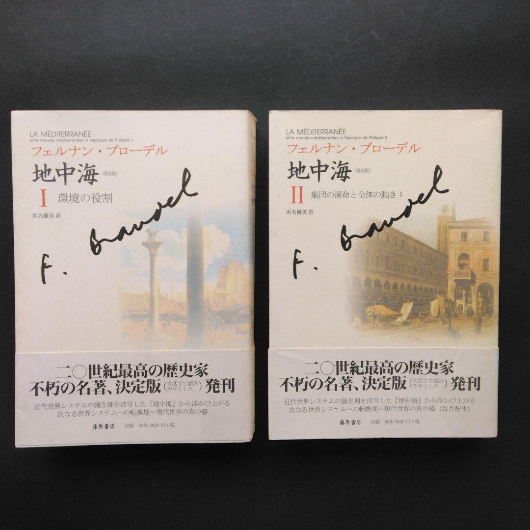 全初版 普及版「地中海」 全五巻 フェルナン・ブローデル 藤原書店 歴史 地理