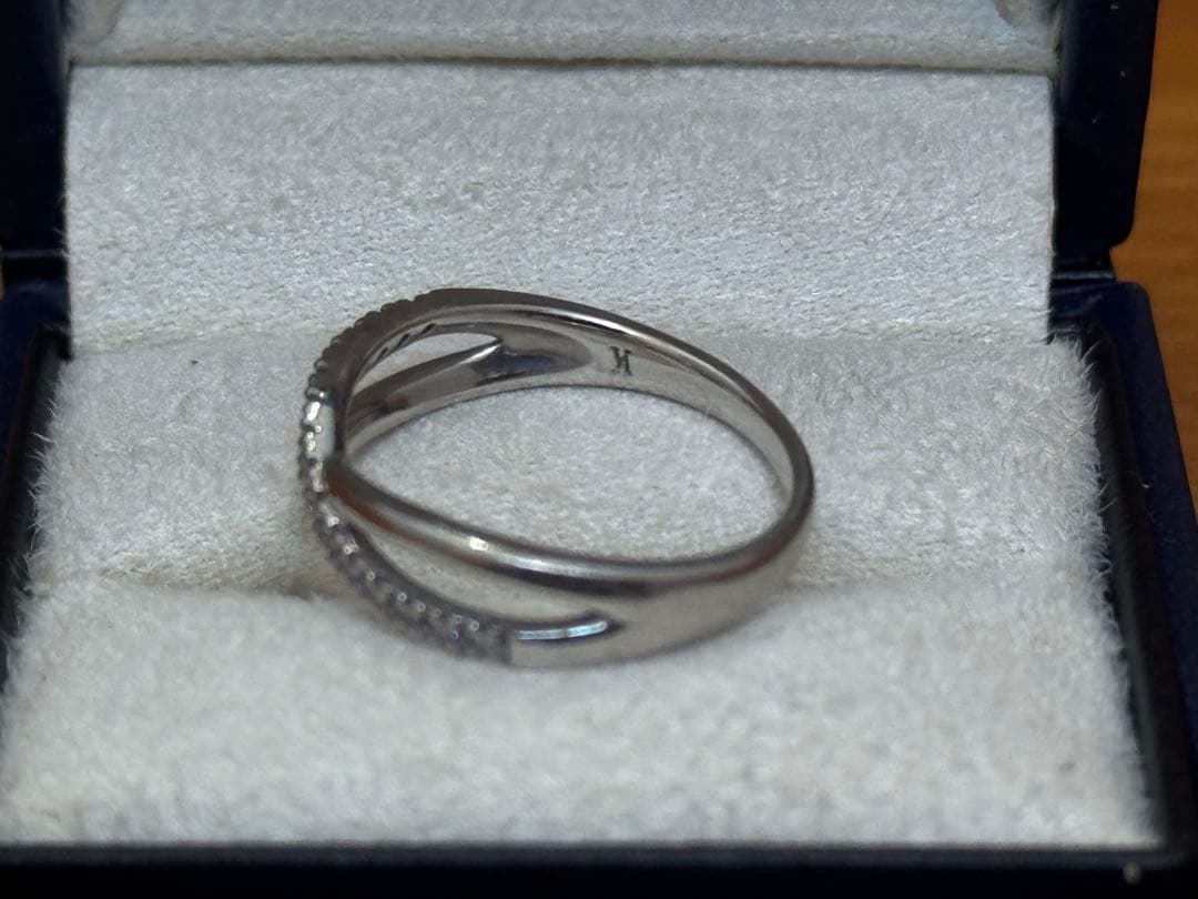 ヴァンドーム青山 プラチナ ダイヤモンド リング インフィニティデザイン／11号