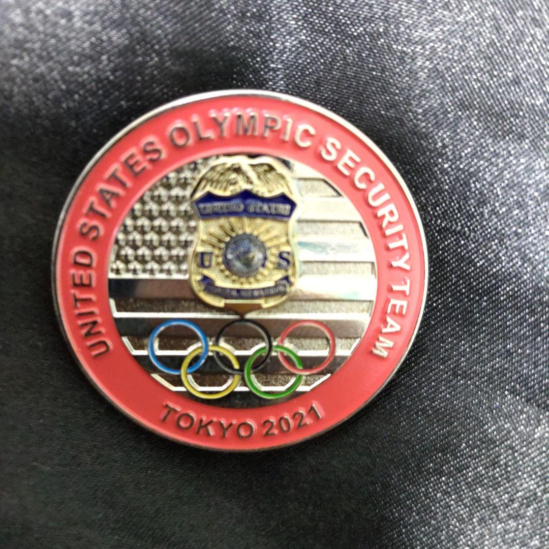 東京オリンピック 2020 非売品ピンバッジ　アメリカ　 セキュリティチーム