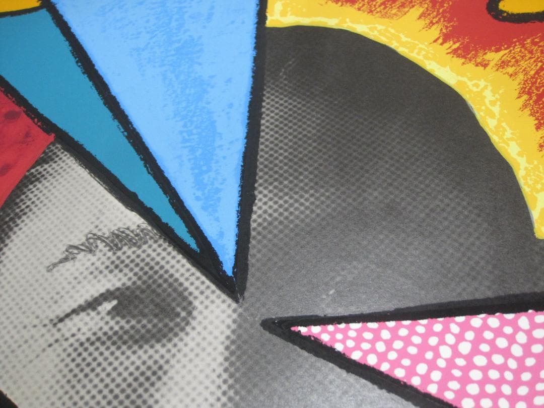 ▲山本 寛斎 さん ポートレート リトグラフ 版画 37/150 104×75