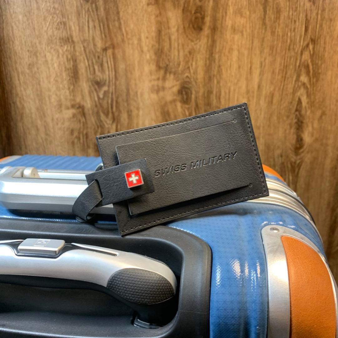 J456 スイスミリタリー スーツケース 38.5L ブルー 青