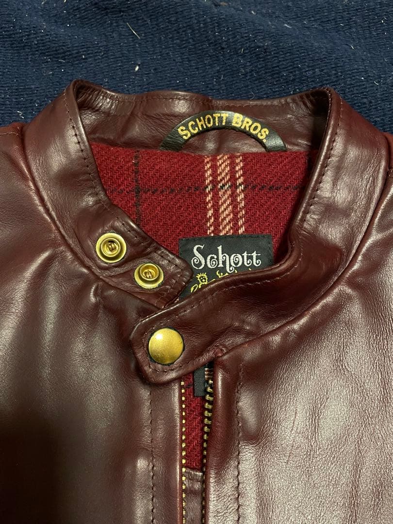 【激レア】Schott/641SXX/サイズ40/クロムエクセル/バーガンディ色