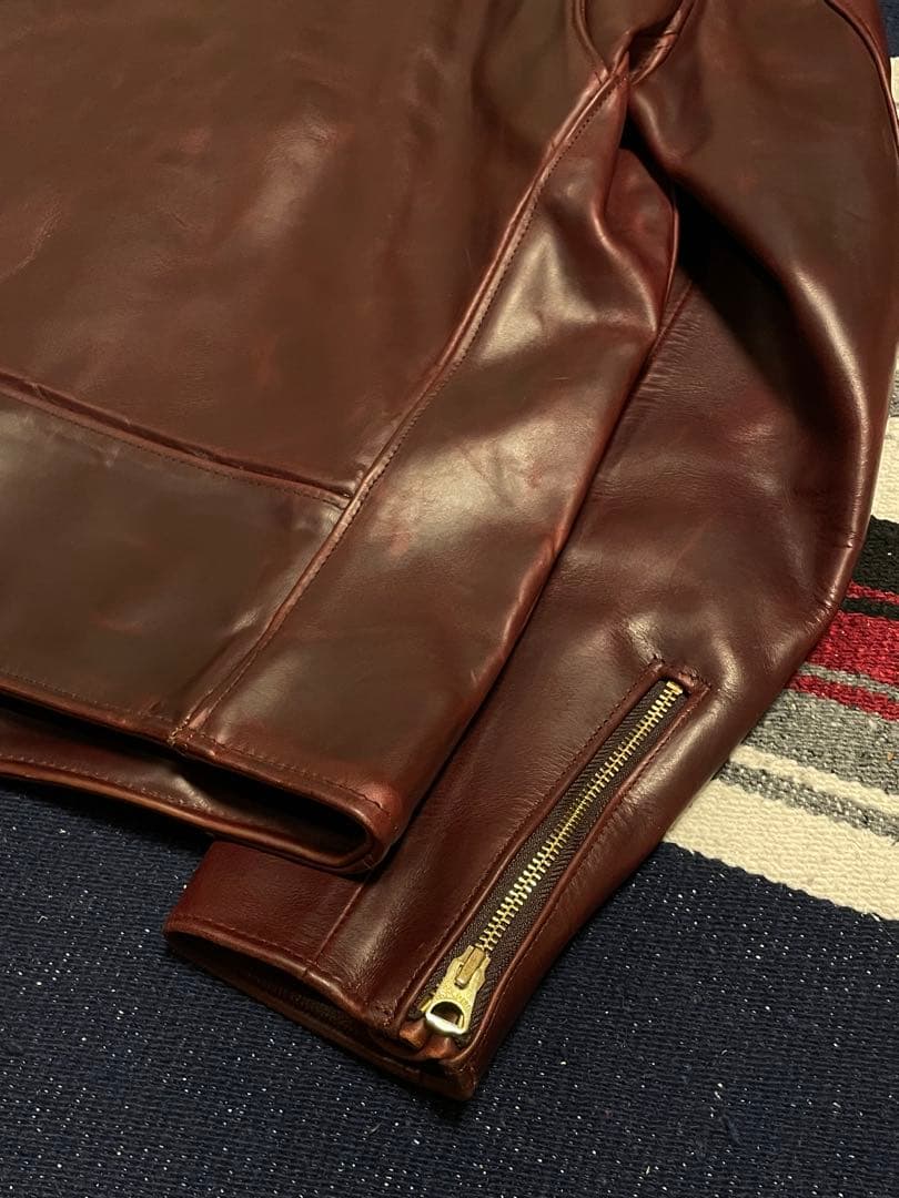 【激レア】Schott/641SXX/サイズ40/クロムエクセル/バーガンディ色