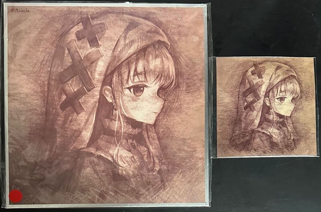 氷上メルル 魔法少女ノ魔女裁判 まのさば 色紙 カード 中国限定