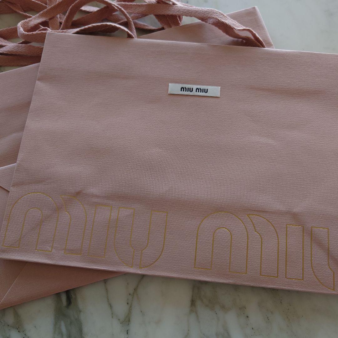 ミュウミュウショッパー計13枚　ミュウミュウリボン10本　ワンピース　紙袋