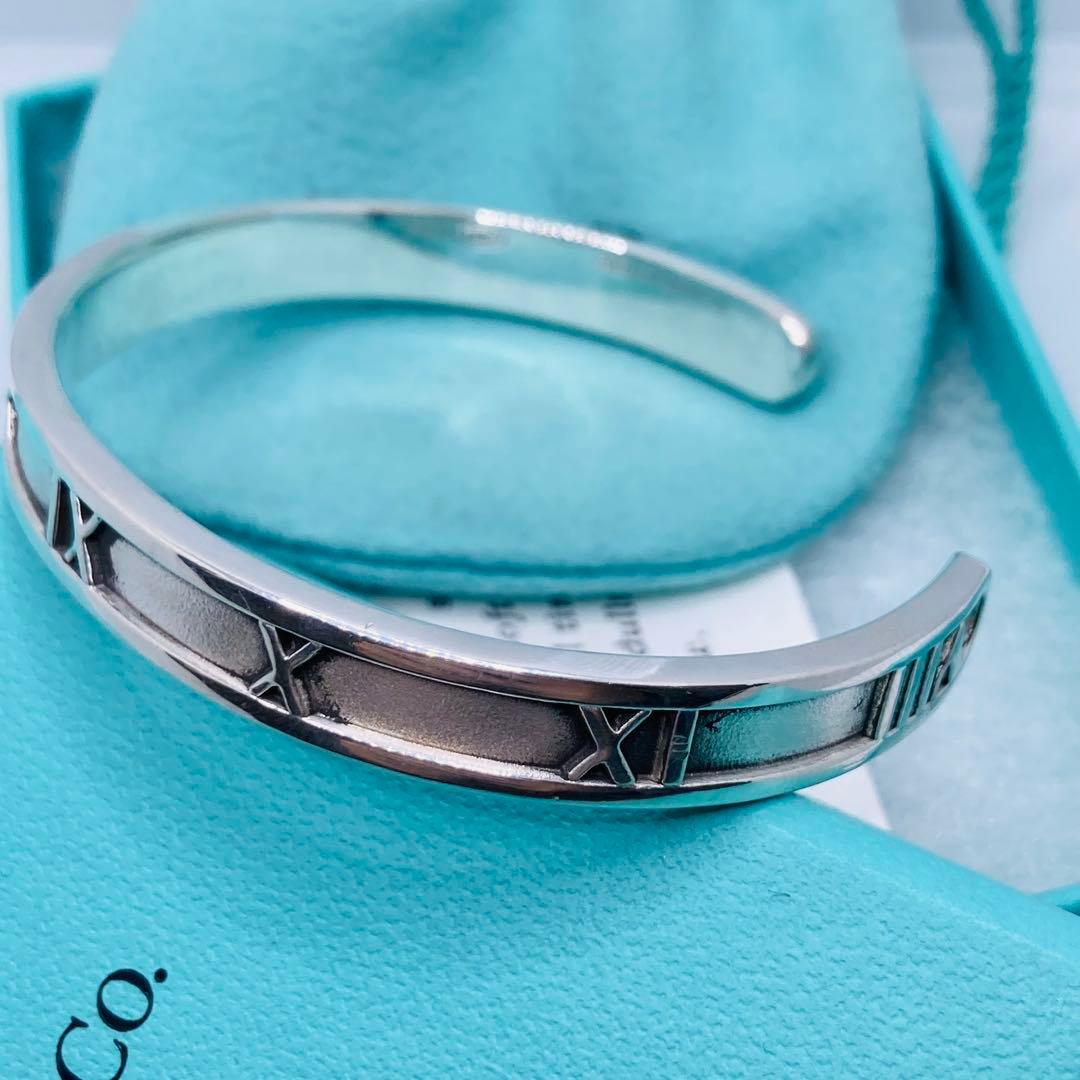 極美品✨ ティファニー ブレスレット カフ アトラス AG925