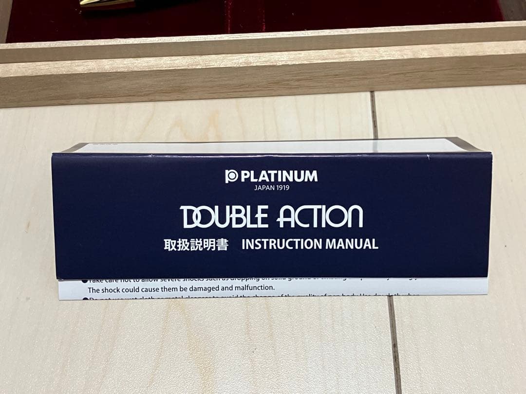 肥後象嵌プラチナ万年筆ダブルアクションボールペン