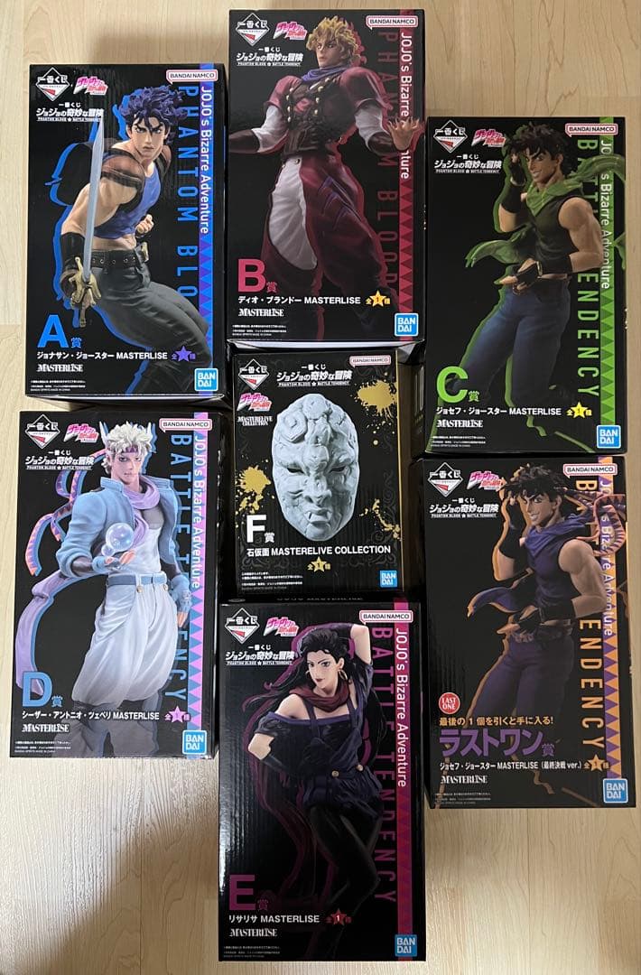 一番くじ　ジョジョの奇妙な冒険 ファントムブラッド フィギュアコンプセット