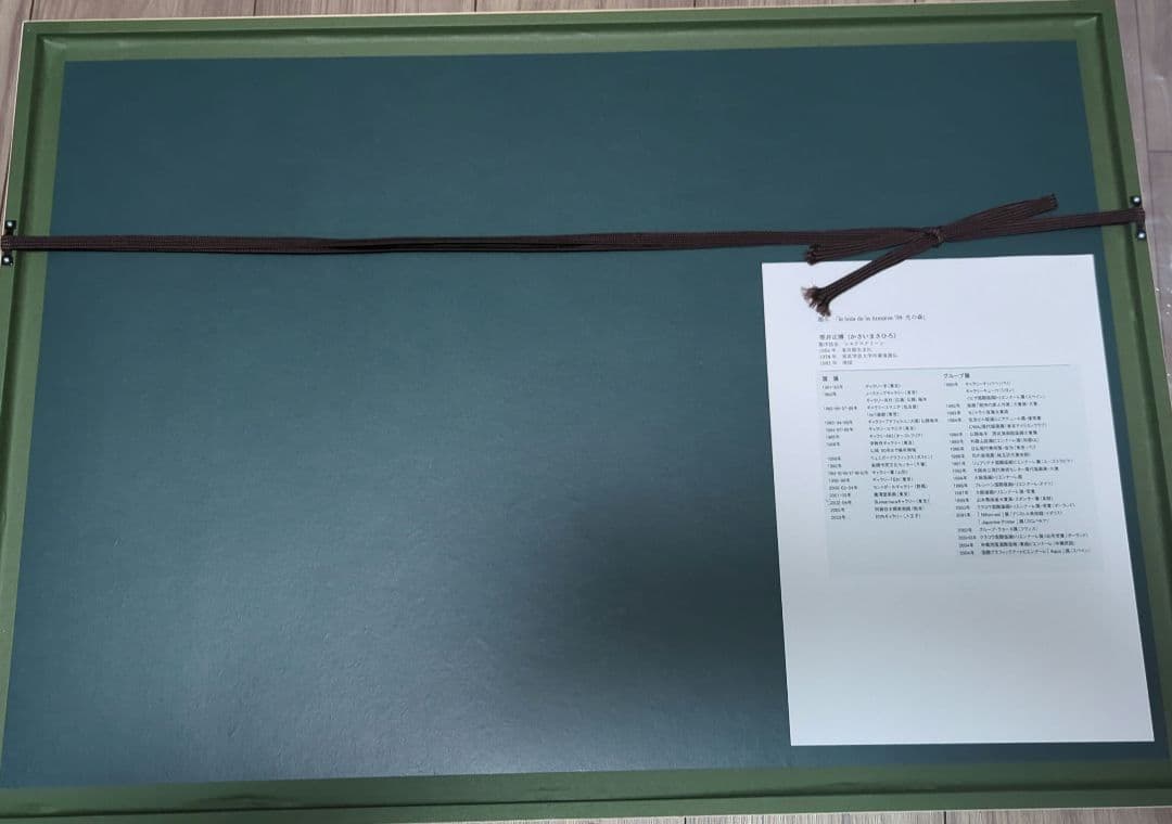 【美品】笠井 正博 光の森 08大型