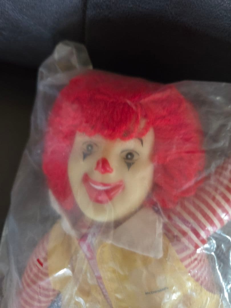 マクドナルド ロナルド ぬいぐるみ未開封 ビンテージ レトロ McDonald'