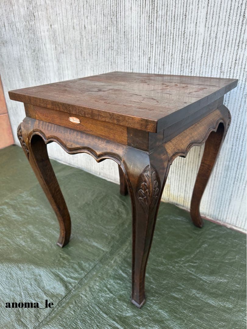 【サイドテーブル】2　木製　神戸洋家具　COLONY　HOUSE　飾り台　花台