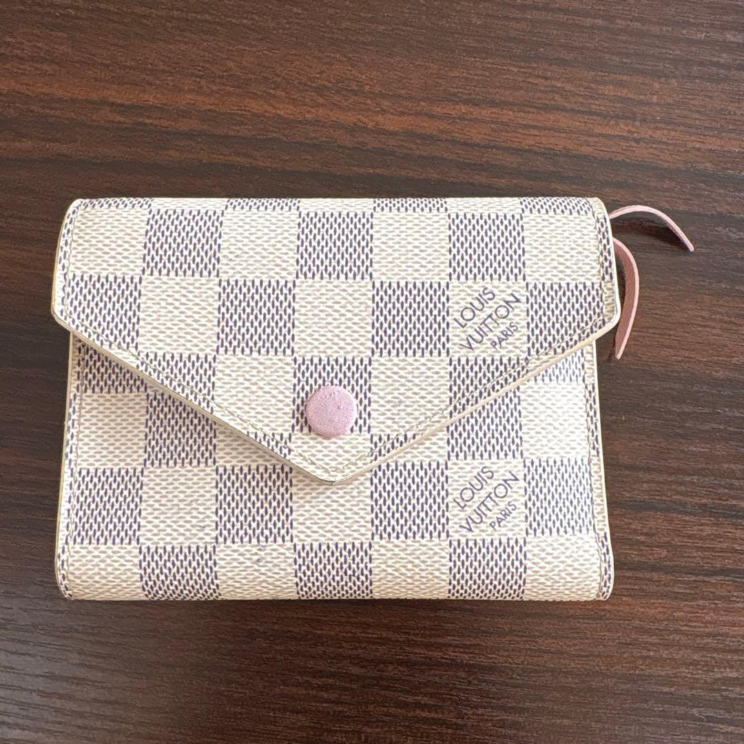 LOUIS VUITTON ダミエ・キャンバス 三つ折り財布 箱付き