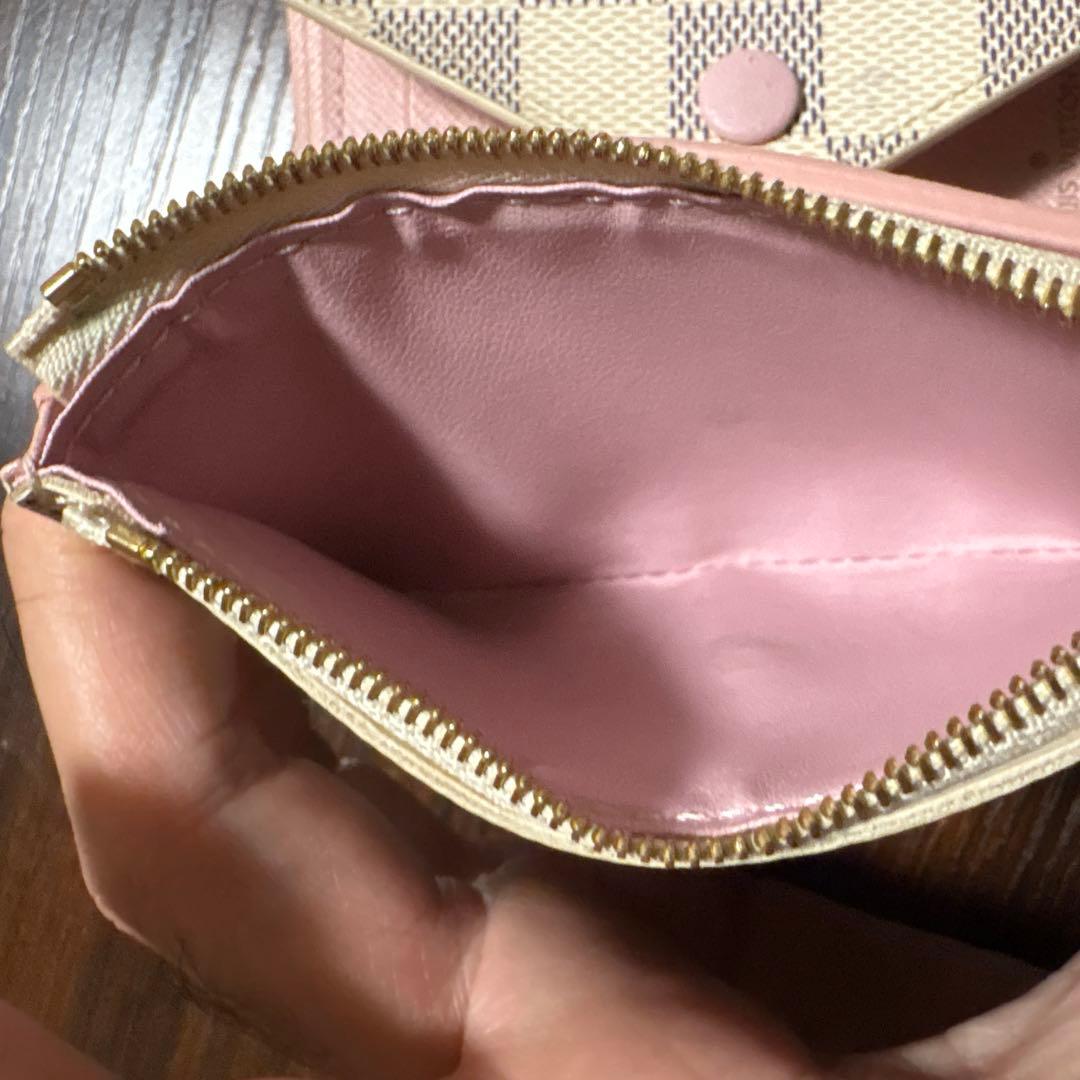 LOUIS VUITTON ダミエ・キャンバス 三つ折り財布 箱付き