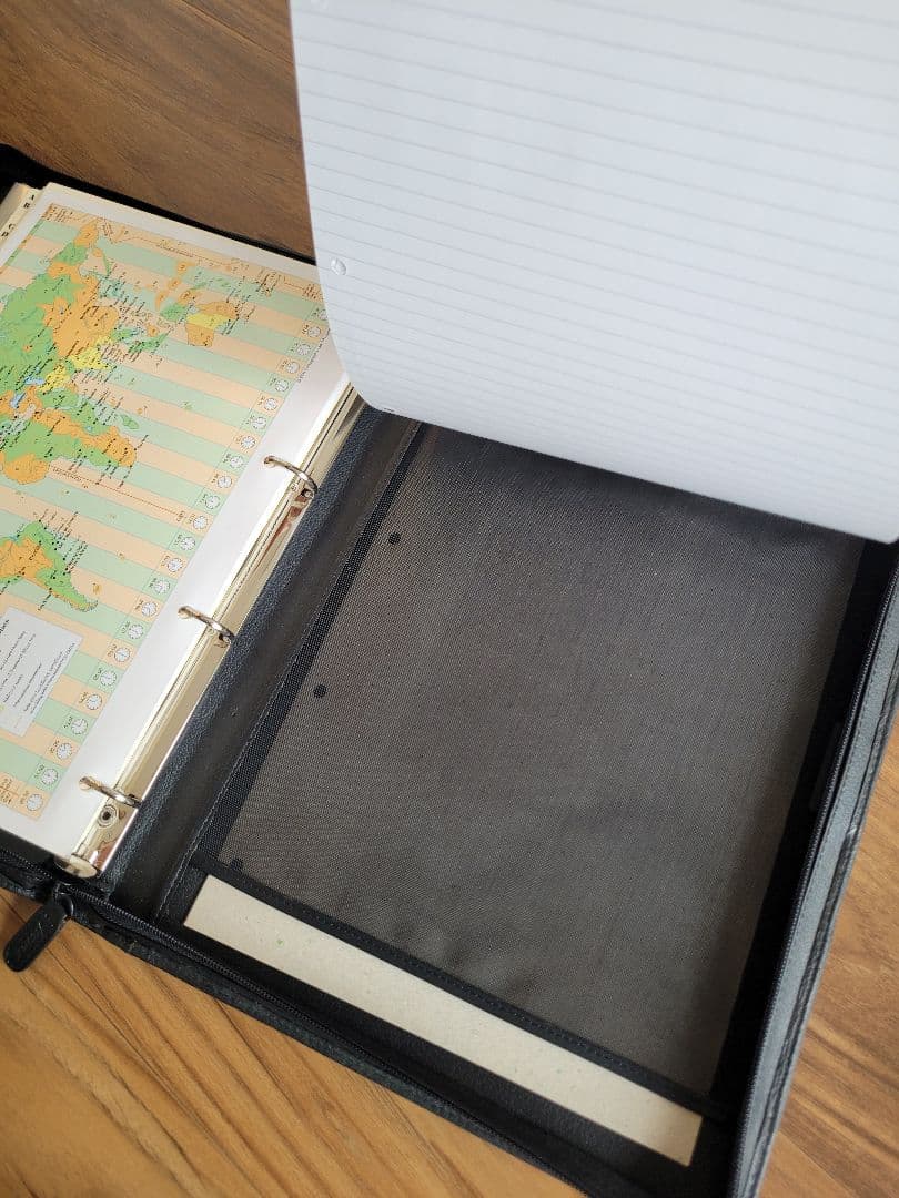 【filofax】A4書類ケース システム手帳