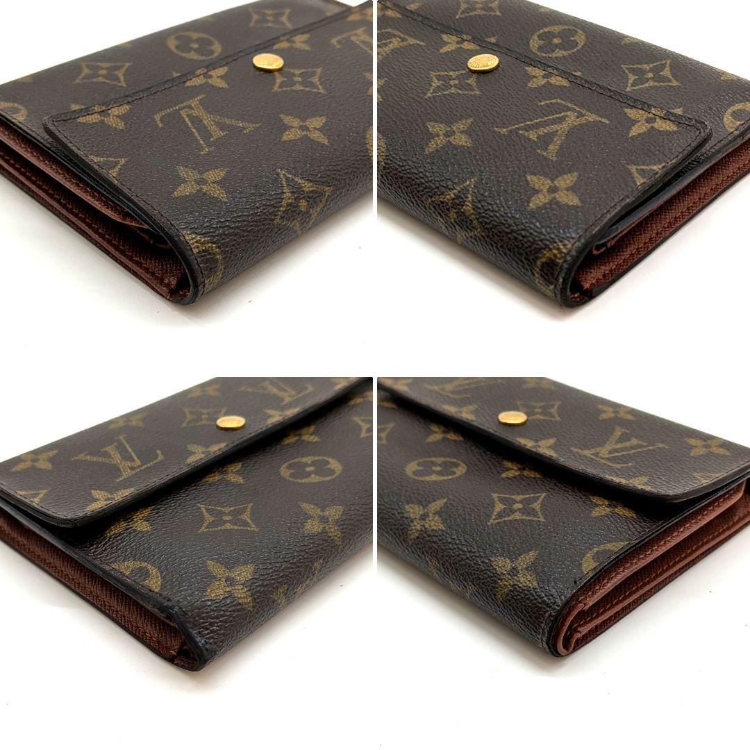 ルイヴィトン モノグラム エテュイ パピエ 三つ折り財布 B43