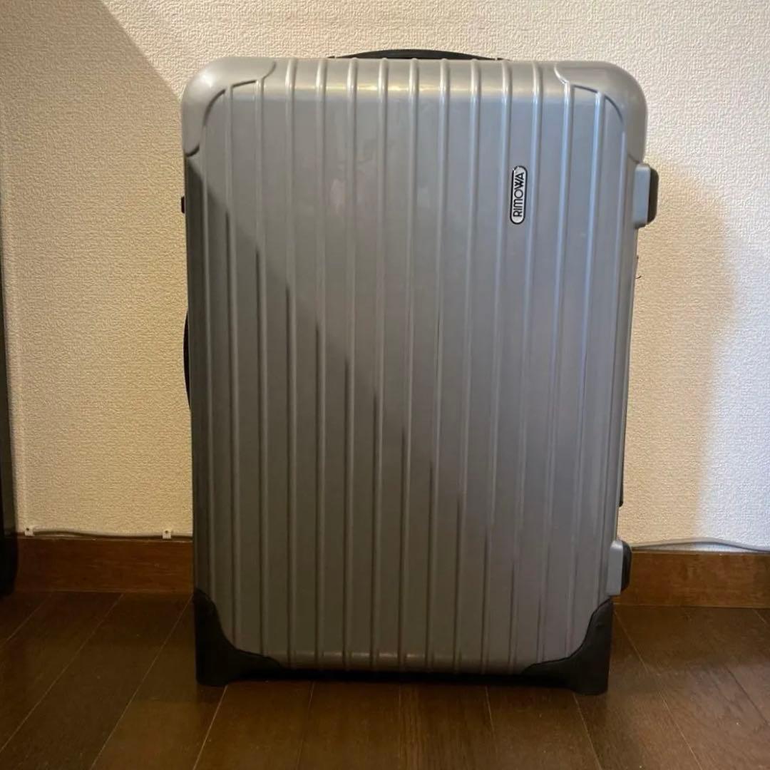 【美品】RIMOWA 軽量リモワ サルサ シルバー　機内持ち込み 32L 2輪