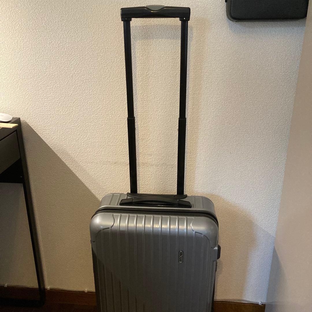 【美品】RIMOWA 軽量リモワ サルサ シルバー　機内持ち込み 32L 2輪