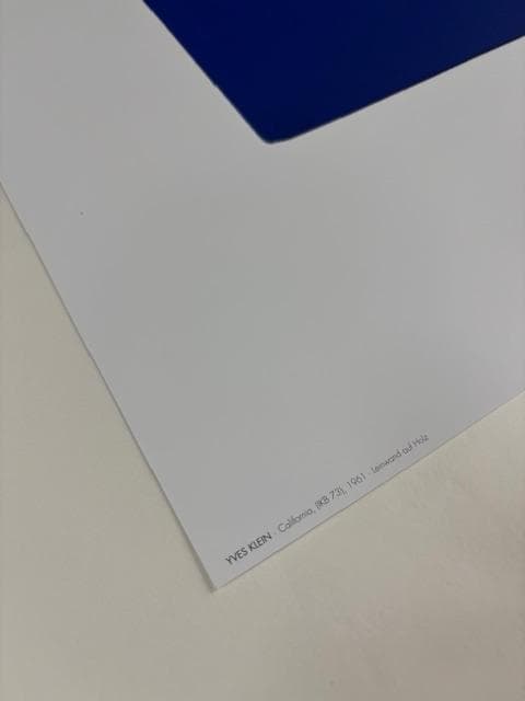 額装品/California IKB/イヴクライン/ポスター/アート/インテリア