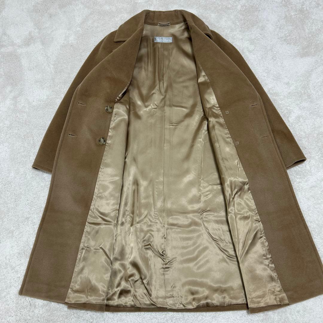 ♦︎新品同様♦︎MaxMara♦︎ブラウン♦︎ダブルブレストコート♦︎M8