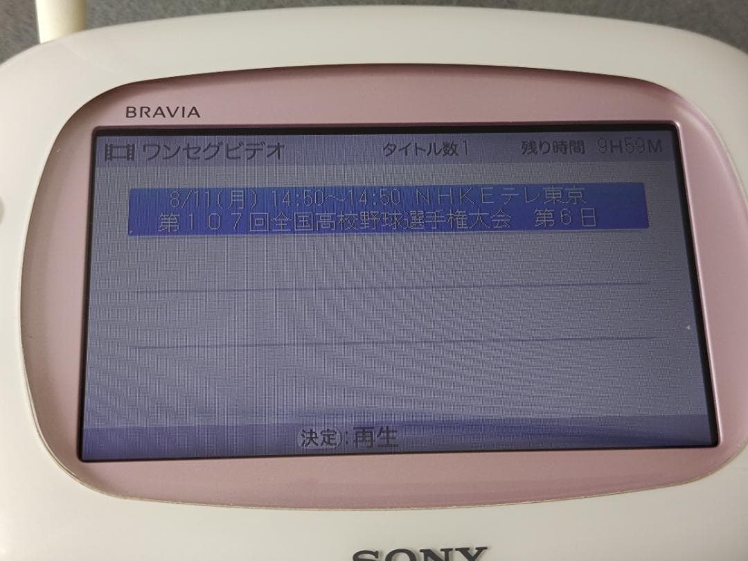 ◎c SONY　BRAVIA XDV-W600　FM/AM対応　ワンセグTV