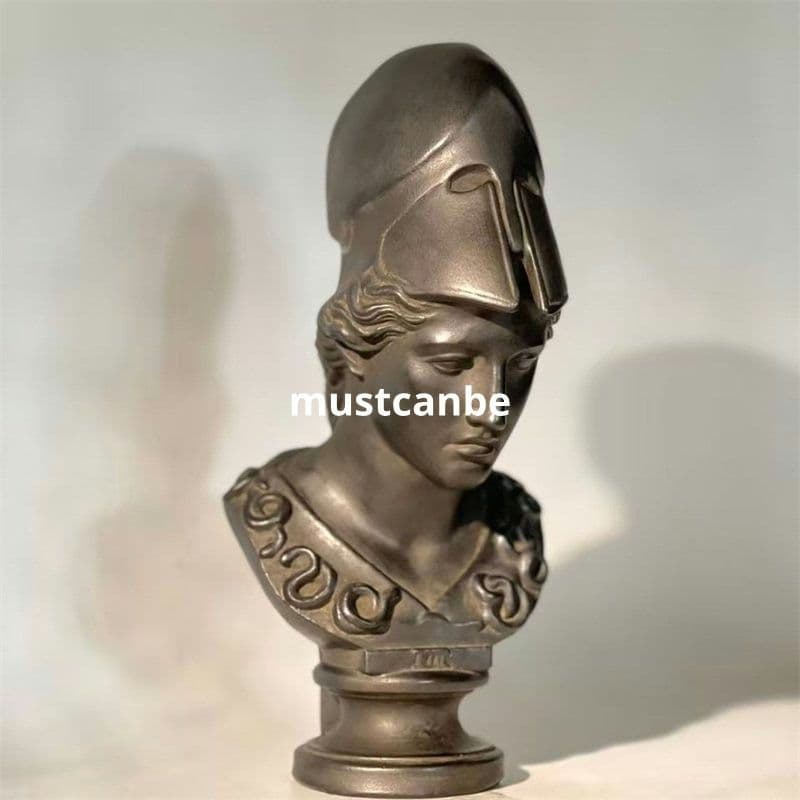 石像 アテナ像 知恵女神 リビング 玄関書斎 デスク 装飾品 工芸品 美術品置物