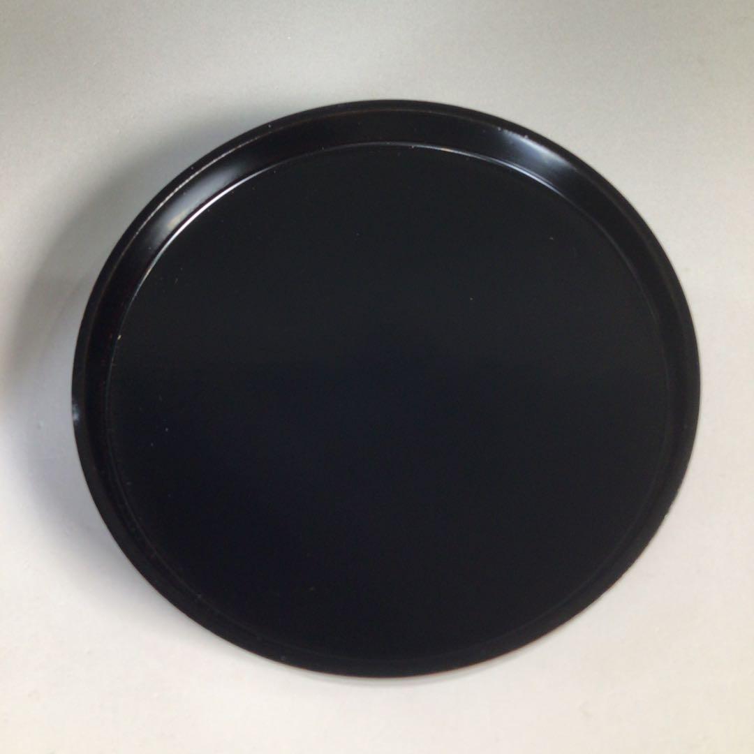 Ｍ８７０　香合　『西村松雲作』『溜塗』『虫蒔絵』『丸香合』　共箱　茶道具