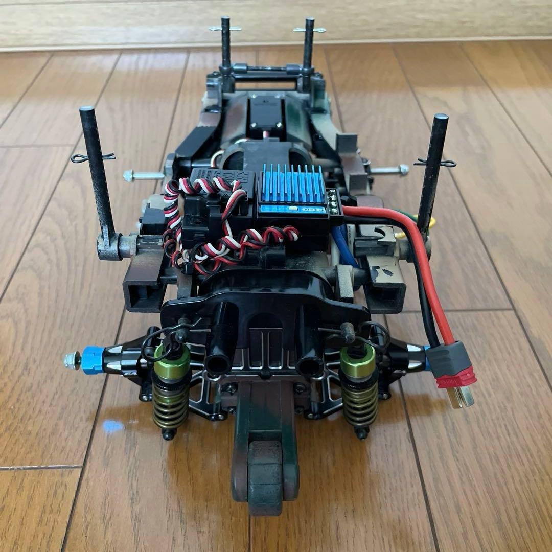 タミヤ ワイルドウイリー2 WR02 幌 スリックタイヤ　ラウンドタイヤ