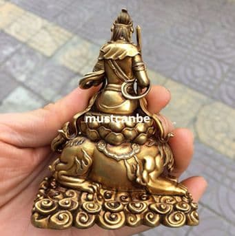 仏教美術 仏像 文殊普賢菩薩 騎青獅子白象 家内 仏堂 茶室 工芸品 置物