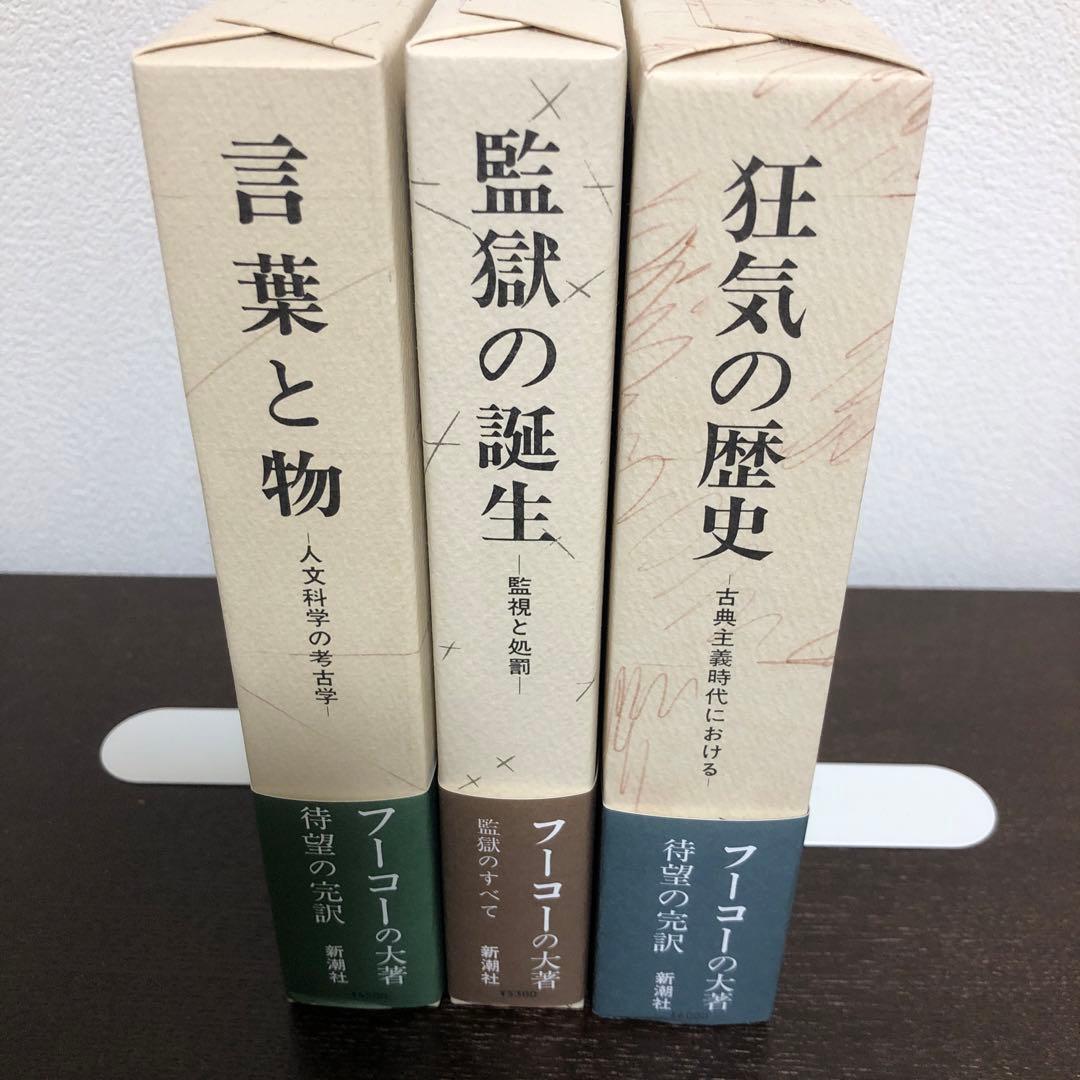 言葉と物、監獄の誕生、狂気の歴史