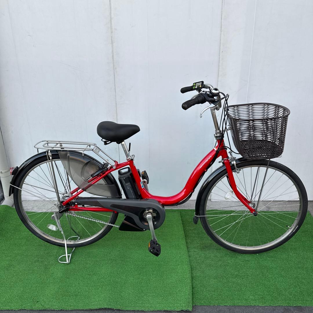 YAMAHAヤマハ電動アシスト自転車26インチ 12.3Ah レッド