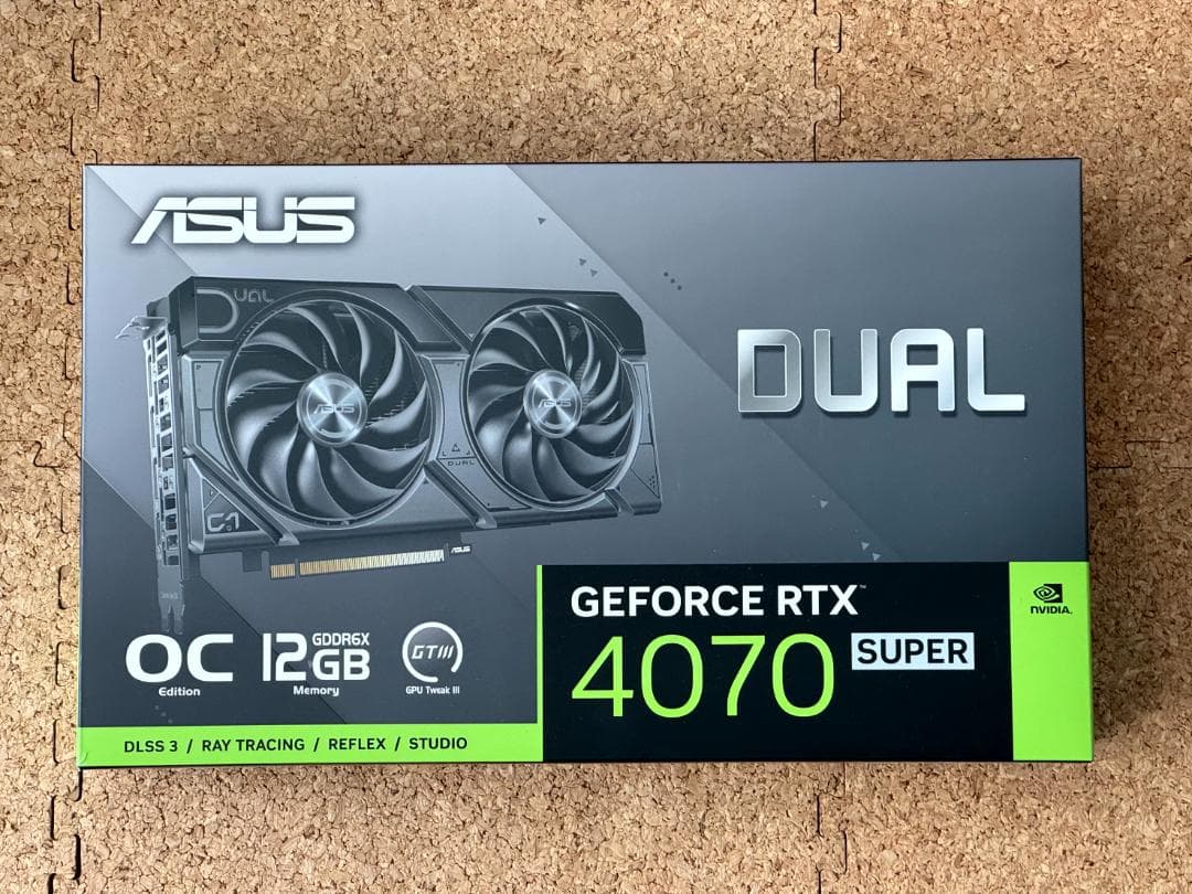 【中古】ASUS Dual RTX 4070 super OC 12GB
