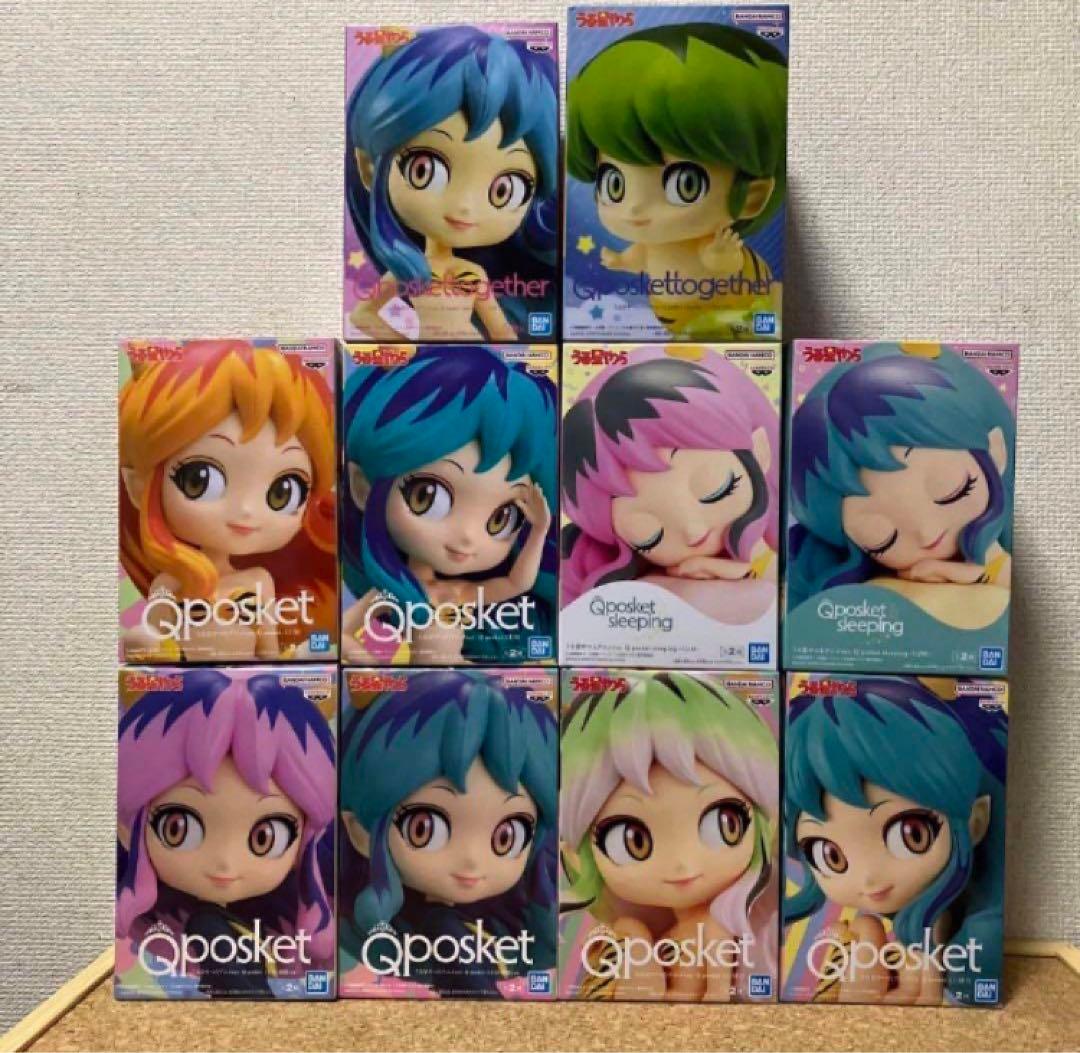 うる星やつら　Qposket LUM TEN(10種類、各1品) ＊10品